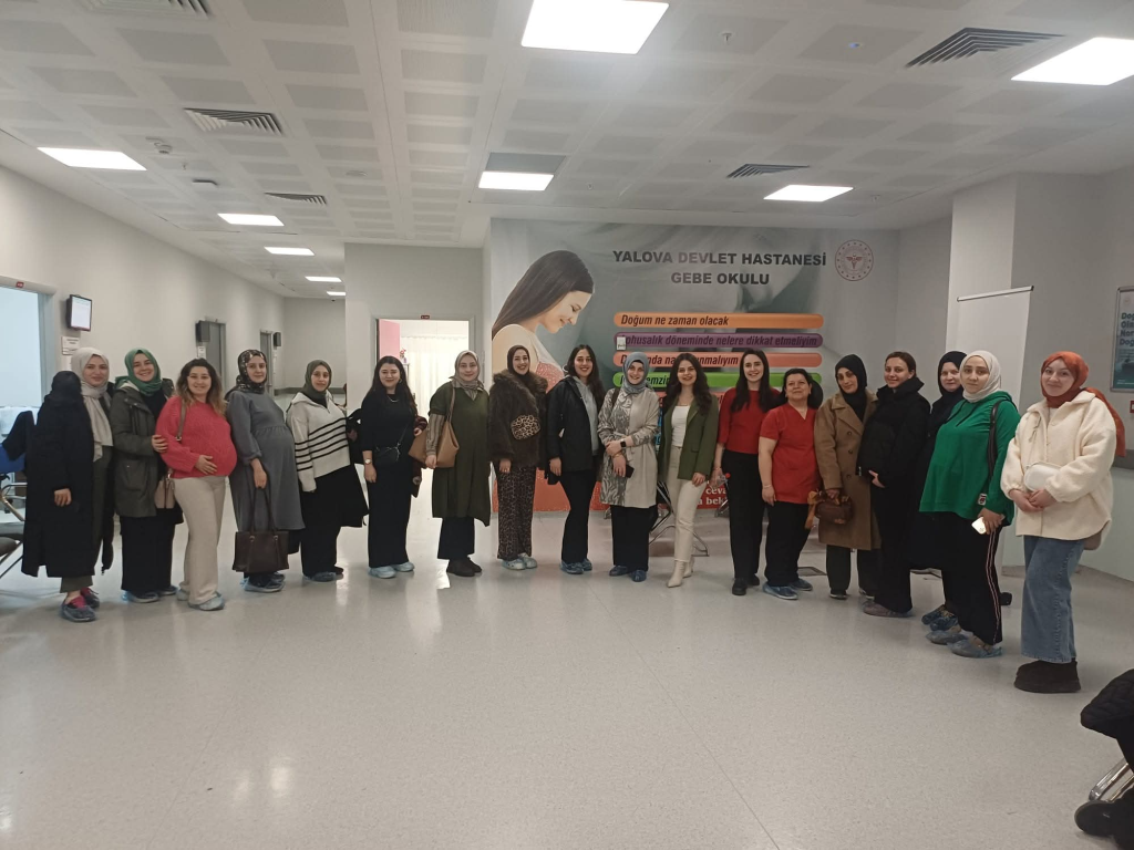 Yalova Eğitim ve Araştırma Hastanesi Gebe Okulu’nda 3. Tur Eğitim Programı Tamamlandı