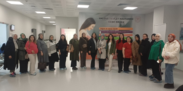 Yalova Eğitim ve Araştırma Hastanesi Gebe Okulu’nda 3. Tur Eğitim Programı Tamamlandı