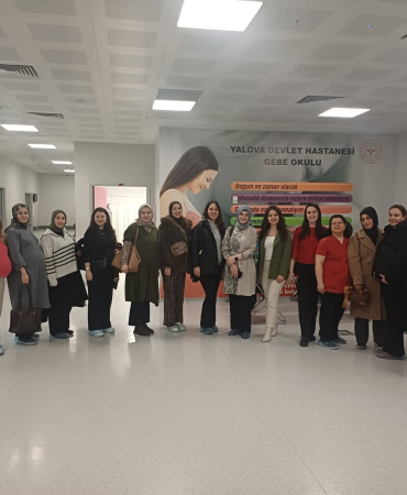 Yalova Eğitim ve Araştırma Hastanesi Gebe Okulu’nda 3. Tur Eğitim Programı Tamamlandı