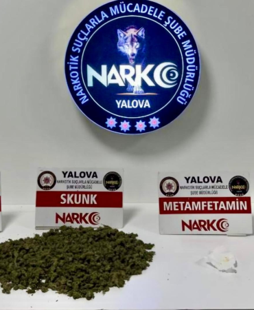Yalova’da Narkotik Operasyonu: 576 Gram Uyuşturucu, 81 Hap ve Hassas Terazi Ele Geçirildi
