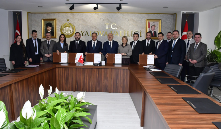 Yalova’da 33 Milyon TL’lik 5 Proje İçin İmzalar Atıldı