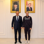 Yalova Valisi Dr. Ahmet Hamdi Usta, Dünya ve Avrupa Şampiyonu Buse Tosun Çavuşoğlu’nu Ağırladı