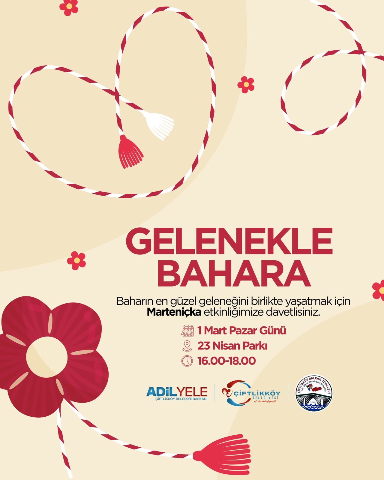 ÇİFTLİKKÖY’DE MARTENİÇKA GELENEĞİ YAŞATILACAK