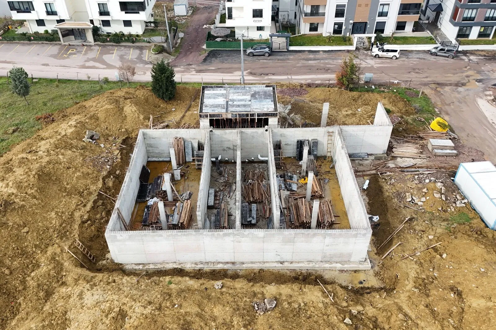 ÇİFTLİKKÖY’DE YENİ SU DEPOSU İNŞAATI SON HIZLA SÜRÜYOR