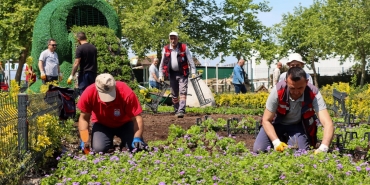 PARK VE BAHÇELER BİRİMİ YIL BOYUNCA 624 BİN METREKARE ALANDA ÇALIŞMA YÜRÜTTÜ