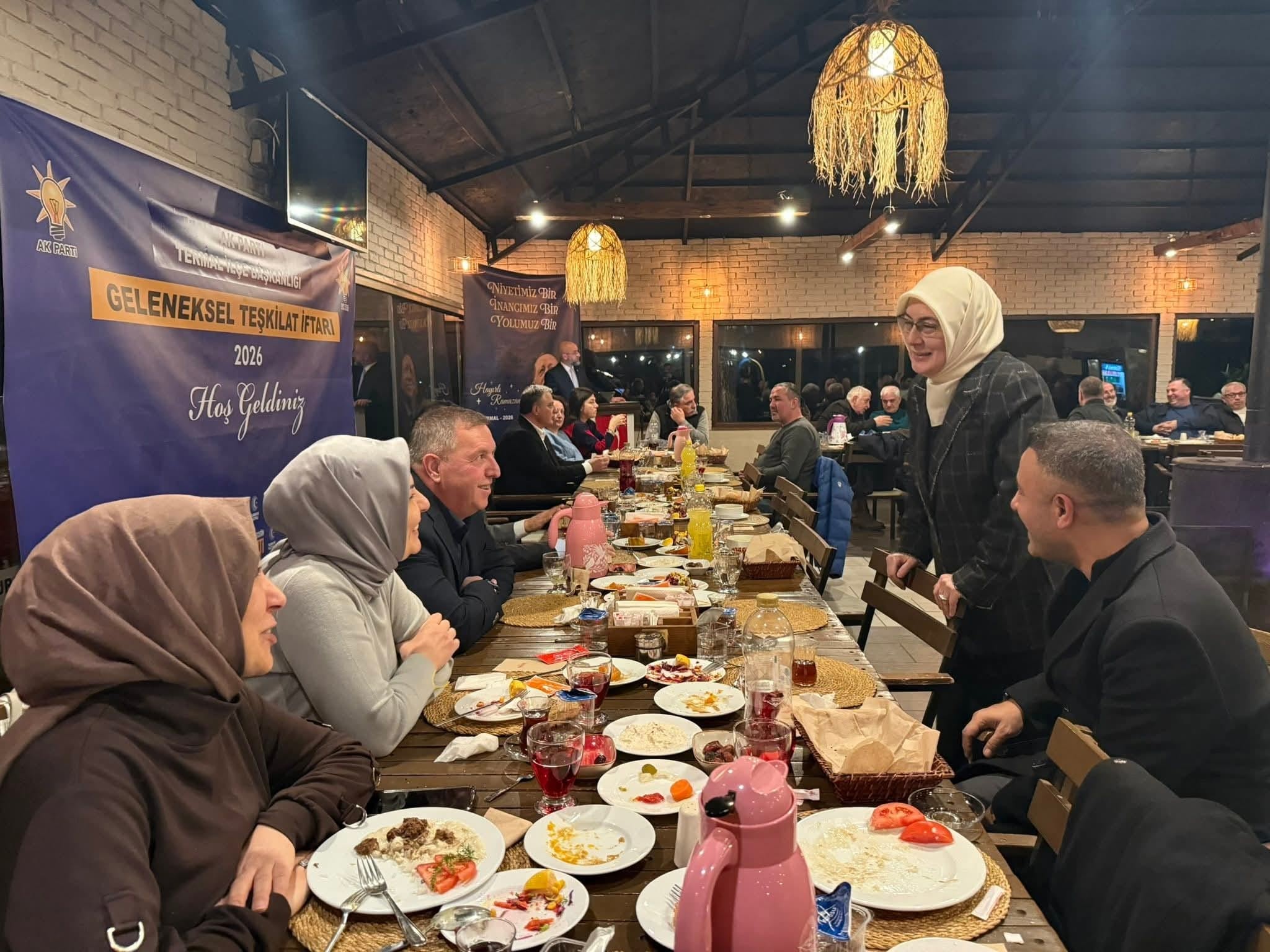 AK Parti Teşkilatı Termal’de Geleneksel İftar Sofrasında Buluştu