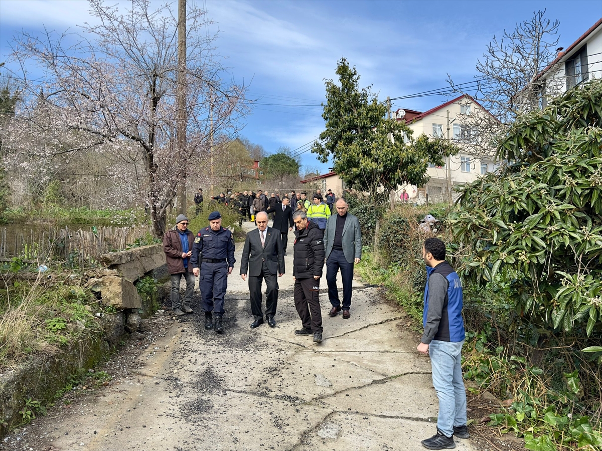 Ordu’da Heyelan Alarmı: Vali Muammer Erol Sahada İncelemelerde Bulundu