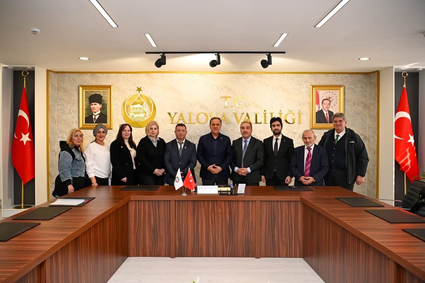 BTP Yalova’dan Vali Usta’ya Hayırlı Olsun Ziyareti