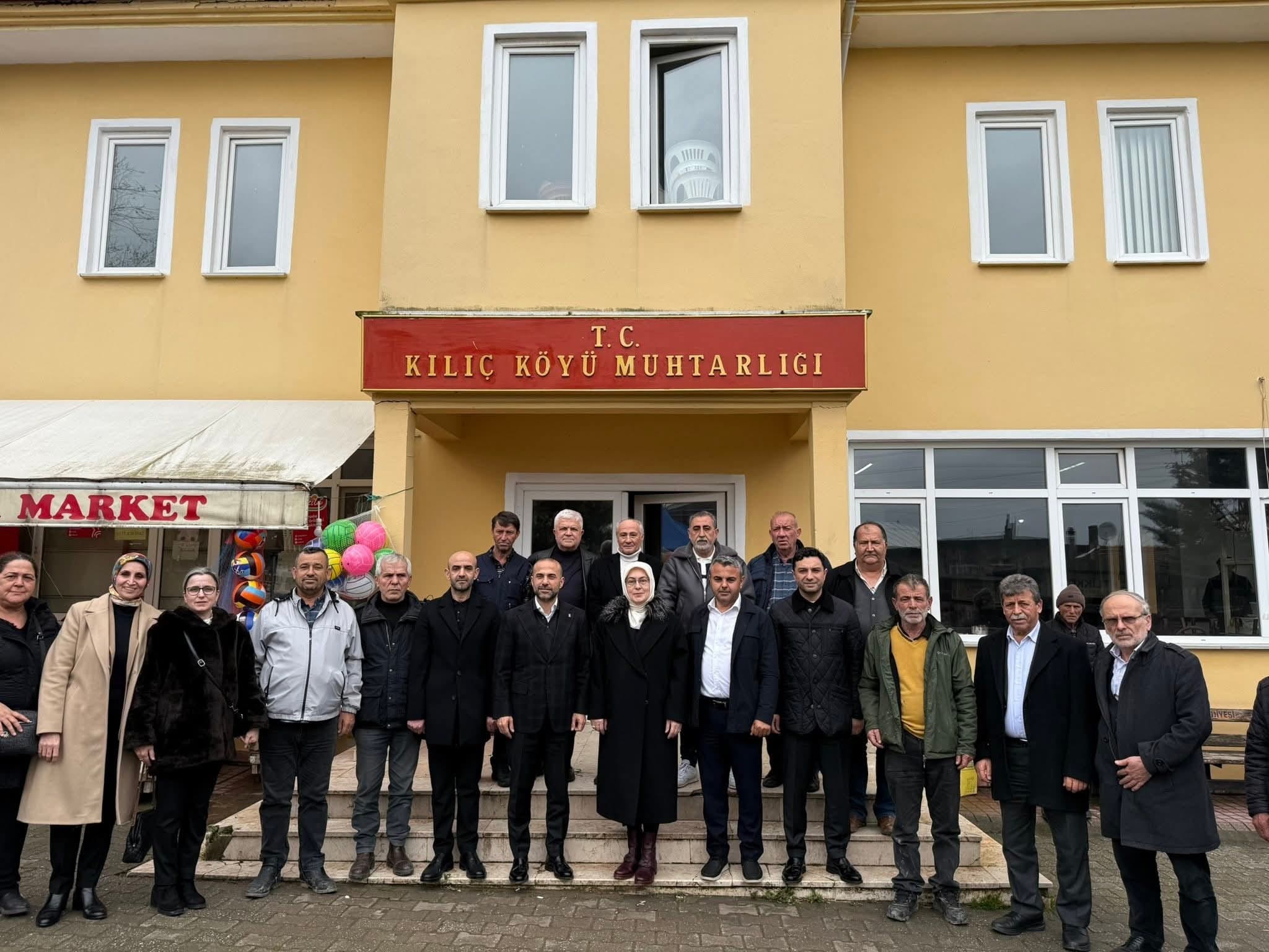 Yalova AK Parti Teşkilatı Taşköprü ve Çevre Köylerde Bayramlaşma Programı Gerçekleştirdi, Taziye Ziyaretinde Bulundu