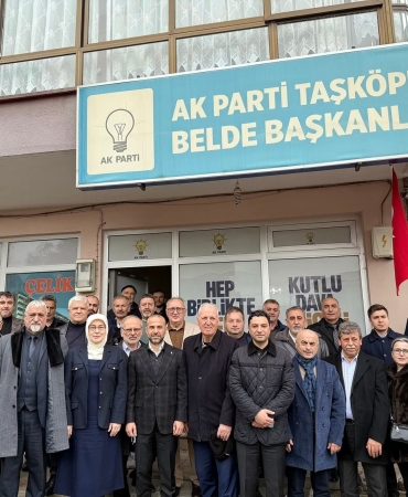 Yalova AK Parti Teşkilatı Taşköprü ve Çevre Köylerde Bayramlaşma Programı Gerçekleştirdi, Taziye Ziyaretinde Bulundu