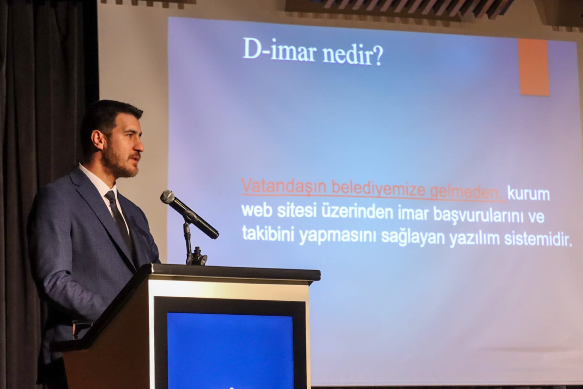 D-İMAR YÖNETİM SİSTEMİ İLE İLGİLİ TANITIM TOPLANTISI GERÇEKLEŞTİRİLDİ