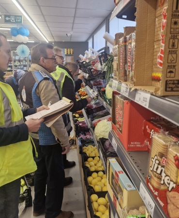 HAL MÜDÜRLÜĞÜ EKİPLERİ’NDEN MARKETLERDE KÜNYE DENETİMİ