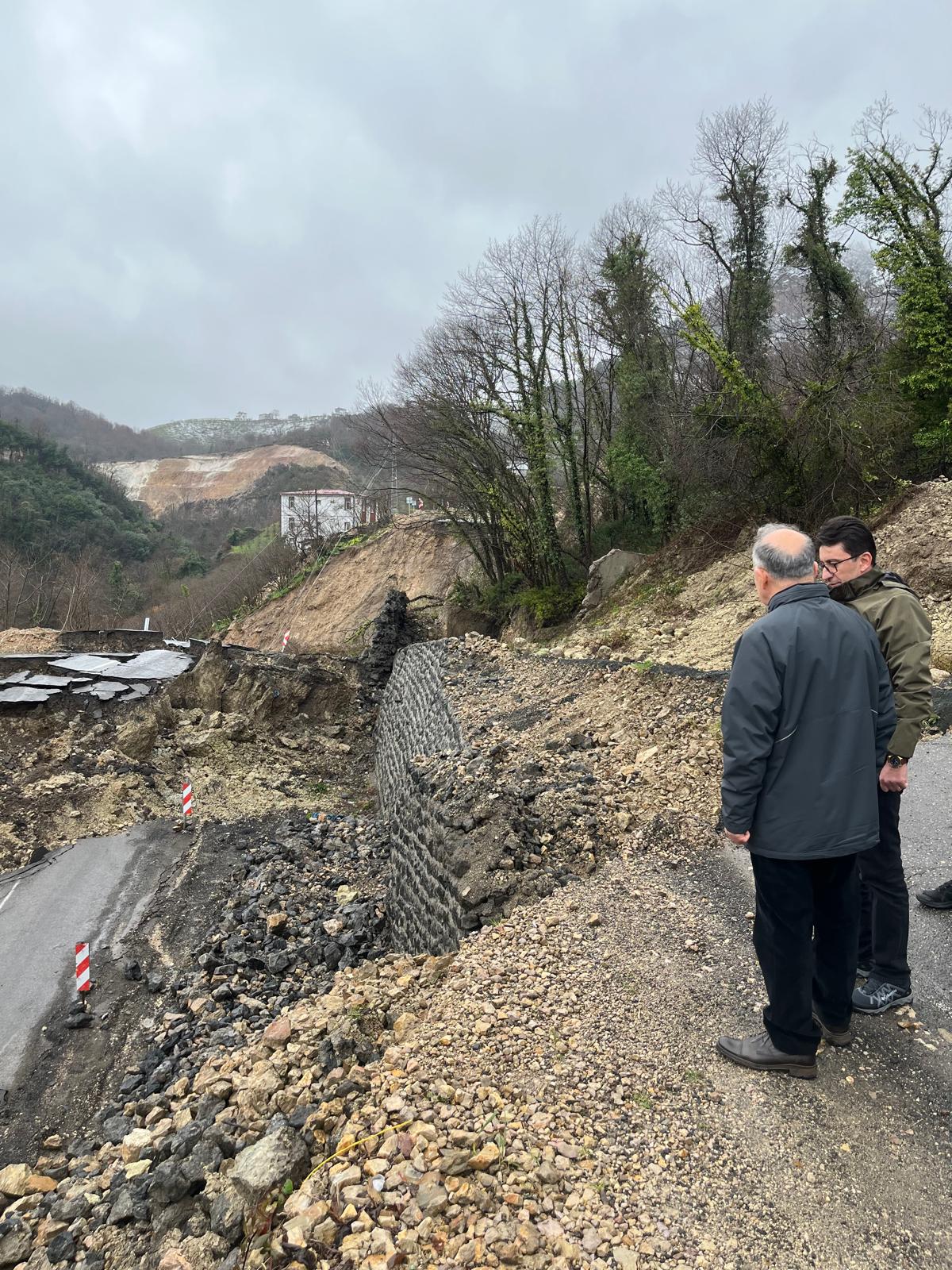 Ordu’da Heyelan Alarmı: Vali Muammer Erol Sahada İncelemelerde Bulundu