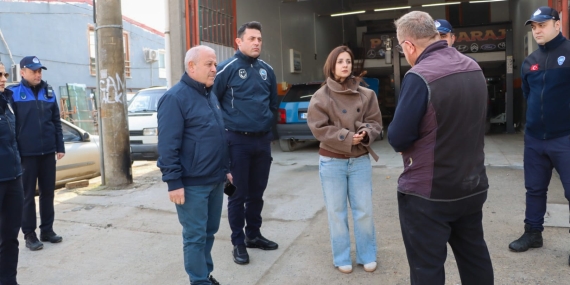 SANAYİ ESNAFI ZİYARET EDİLDİ, ATIK YÖNETİMİ KONUSUNDA BİLGİLENDİRME YAPILDI