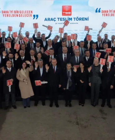 TBB’DEN YALOVA BELEDİYESİ’NE HİZMET ARACI DESTEĞİ