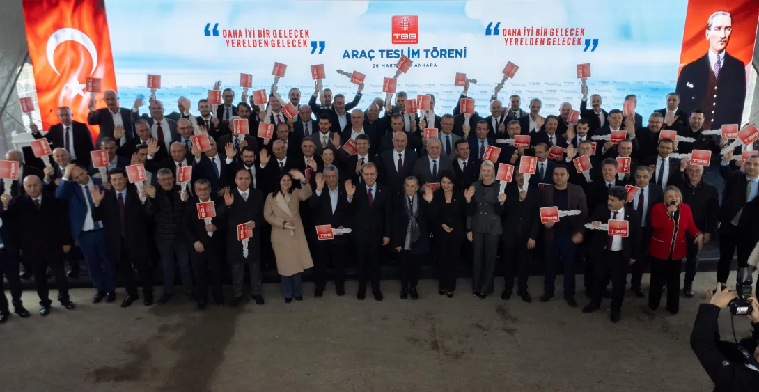 TBB’DEN YALOVA BELEDİYESİ’NE HİZMET ARACI DESTEĞİ