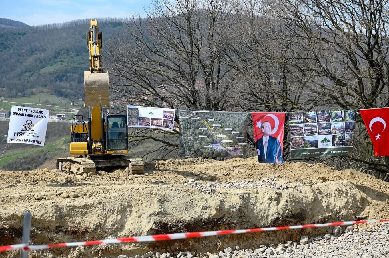 Vali Usta, Defne Ekolojik Orman Parkı Temel Atma Törenine Katıldı