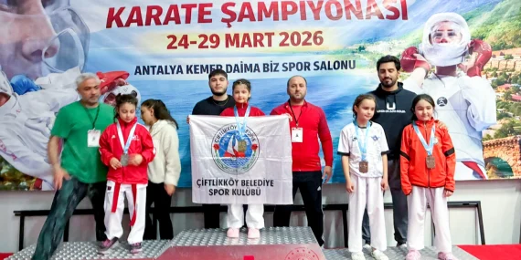 ÇİFTLİKKÖY KARATECİSİ 9 YAŞINDAKİ İKRA 2. KEZ TÜRKİYE ŞAMPİYONU
