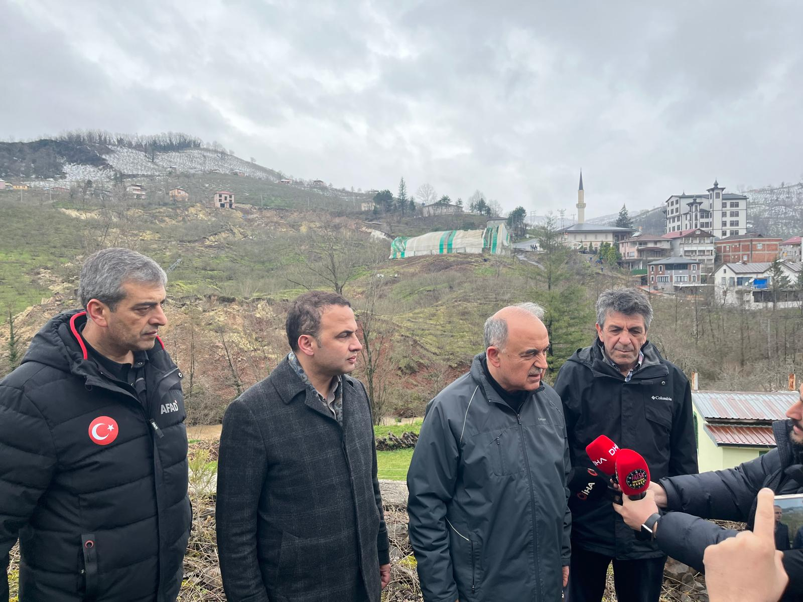 Ordu’da Heyelan Alarmı: Vali Muammer Erol Sahada İncelemelerde Bulundu