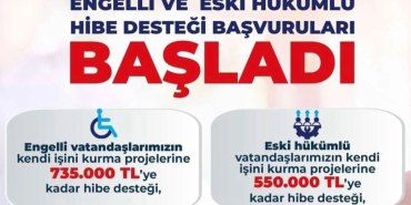 Engelli ve Eski Hükümlülere 2026 Hibe Desteği Başladı! 905 Bin TL’ye Kadar Destek Verilecek
