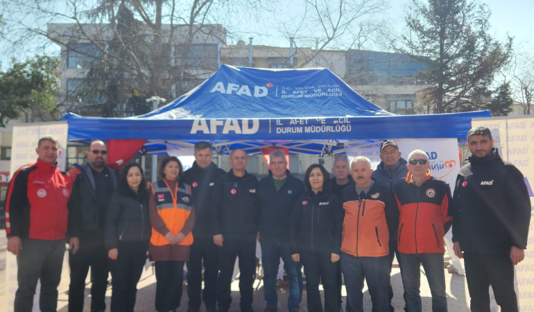 Yalova AFAD’dan Deprem Haftası’nda Bilinçlendirme Çalışması