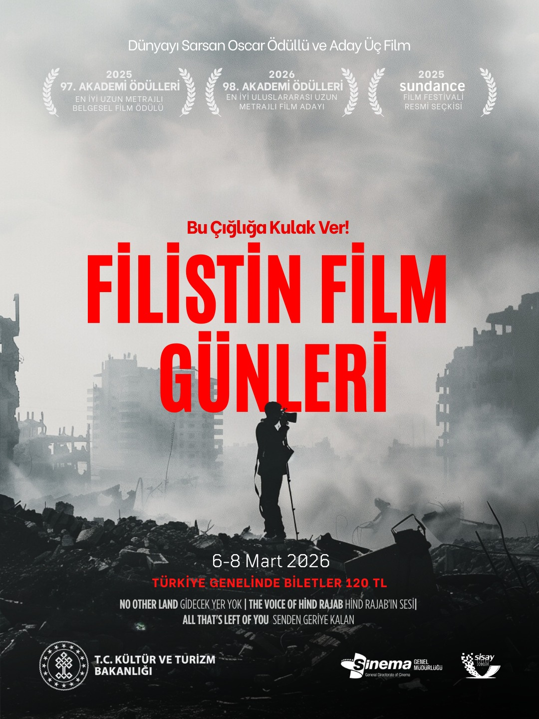 Filistin Film Günleri Türkiye Genelinde Başlıyor