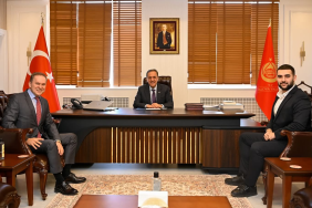 Atakent Hastanesi Yönetiminden Vali Usta’ya Hayırlı Olsun Ziyareti