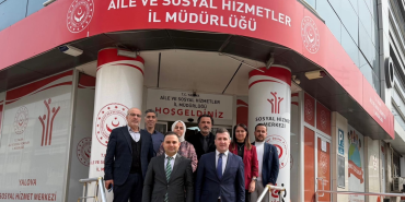 Bakanlık Daire Başkanı Tolga Nar’dan Yalova Aile ve Sosyal Hizmetler İl Müdürlüğü’ne Ziyaret