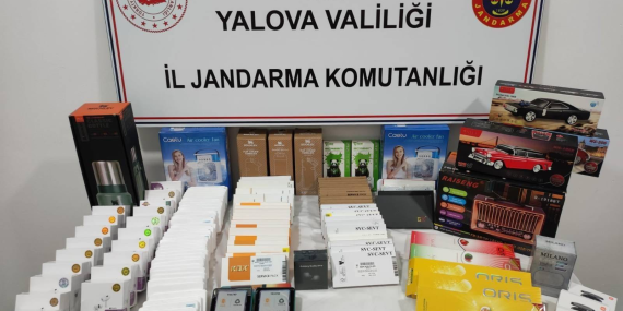 Yalova’da Kaçakçılığa Jandarma Darbesi: Çok Sayıda Kaçak Cep Telefonu ve Bandrolsüz Sigara Ele Geçirildi