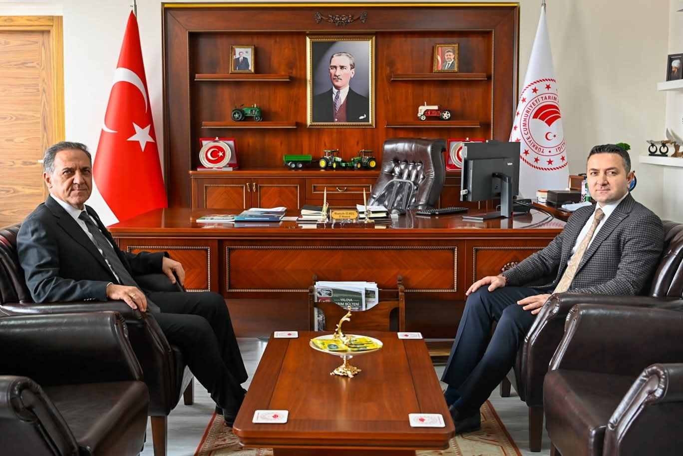 Yalova Valisi Dr. Ahmet Hamdi Usta’dan İl Tarım ve Orman Müdürlüğü’ne Ziyaret