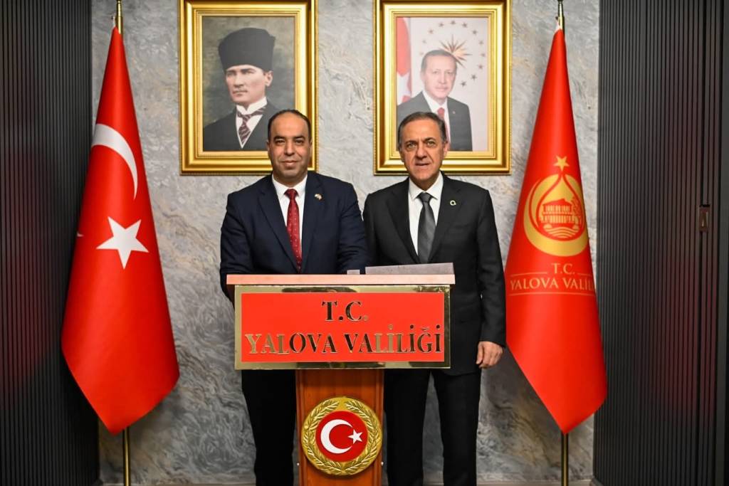 Filistin İstanbul Başkonsolosu’ndan Yalova Valisi Usta’ya Ziyaret