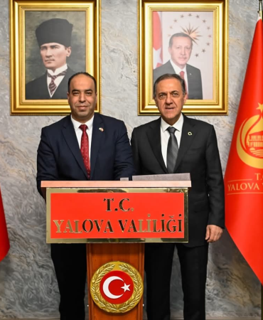 Filistin İstanbul Başkonsolosu’ndan Yalova Valisi Usta’ya Ziyaret