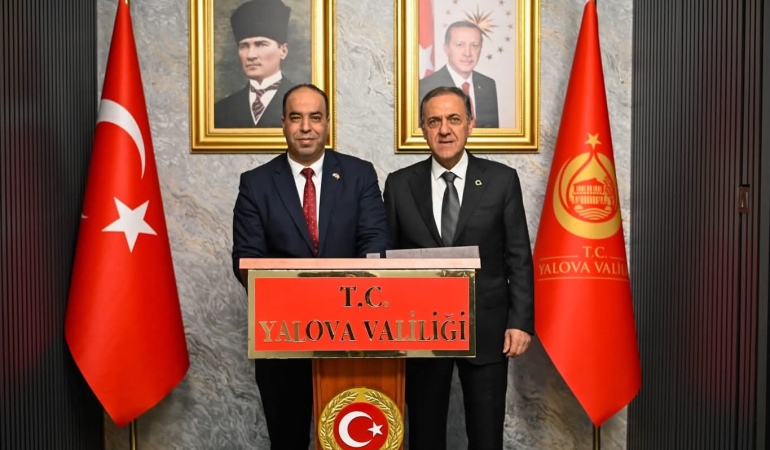 Filistin İstanbul Başkonsolosu’ndan Yalova Valisi Usta’ya Ziyaret