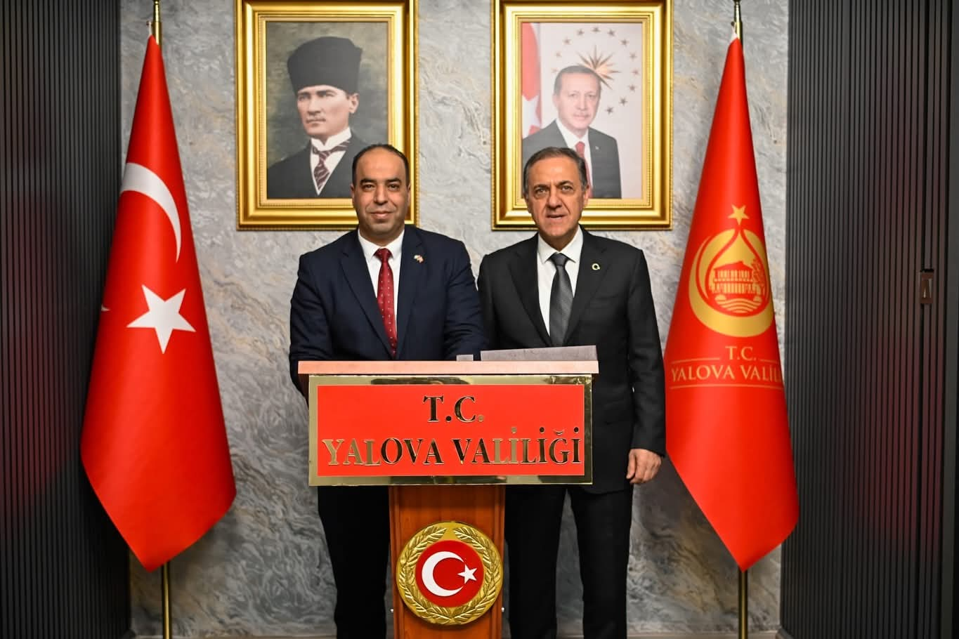 Filistin İstanbul Başkonsolosu’ndan Yalova Valisi Usta’ya Ziyaret