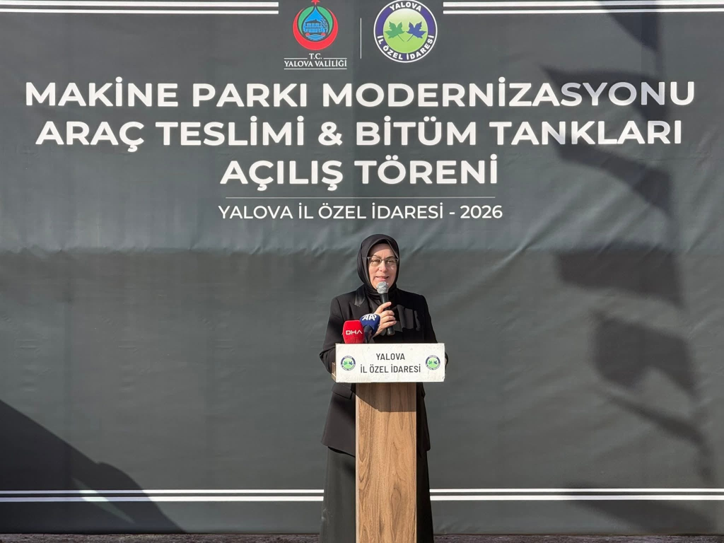 Yalova’da İl Özel İdaresi Araç Teslim Töreni ve Bitüm Tankları Yatırımı Hizmete Açıldı