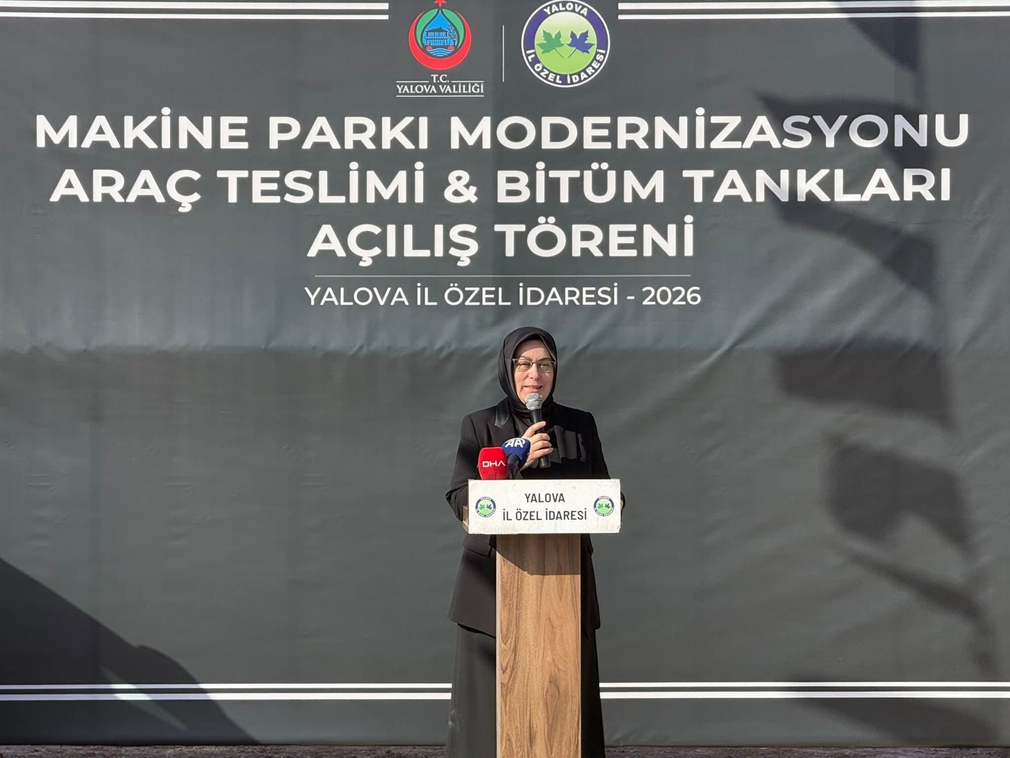 Yalova’da İl Özel İdaresi Araç Teslim Töreni ve Bitüm Tankları Yatırımı Hizmete Açıldı