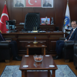 BAŞKAN YELE, VALİ USTA'YI AĞIRLADI