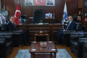 BAŞKAN YELE, VALİ USTA'YI AĞIRLADI