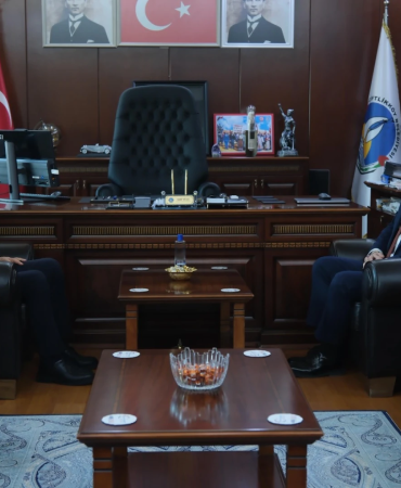 BAŞKAN YELE, VALİ USTA'YI AĞIRLADI