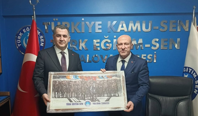 Türk Eğitim-Sen Yalova Şubesi’ne Anlamlı Ziyaret: Kamu-Sen Teşkilatı İftarda Buluştu