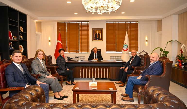 AKSA ve YALKİM OSB Yönetiminden Vali Usta’ya Hayırlı Olsun Ziyareti