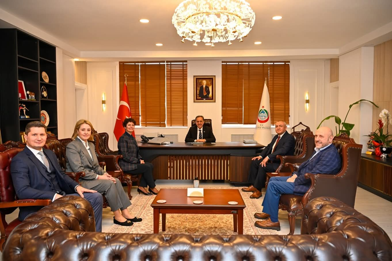 AKSA ve YALKİM OSB Yönetiminden Vali Usta’ya Hayırlı Olsun Ziyareti