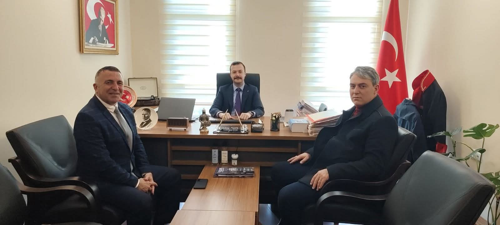 Başak Gazetesi İmtiyaz Sahibi Umut Yılmaz’dan Basın Savcısı Adem Palta’ya Ziyaret