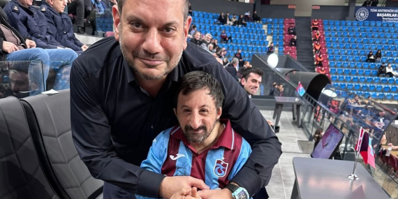 Köksal Baba, Trabzonspor Başkanı Ertuğrul Doğan ile Basketbol Maçında Buluştu
