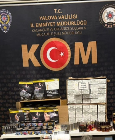 YALOVA’DA KAÇAK MAKARON OPERASYONU: 1,5 MİLYON ADET ELE GEÇİRİLDİ