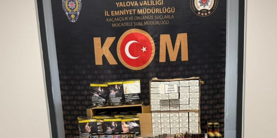 YALOVA’DA KAÇAK MAKARON OPERASYONU: 1,5 MİLYON ADET ELE GEÇİRİLDİ