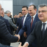 ÇİFTLİKKÖY’DE BAYRAMLAŞMA TÖRENİ YAPILDI