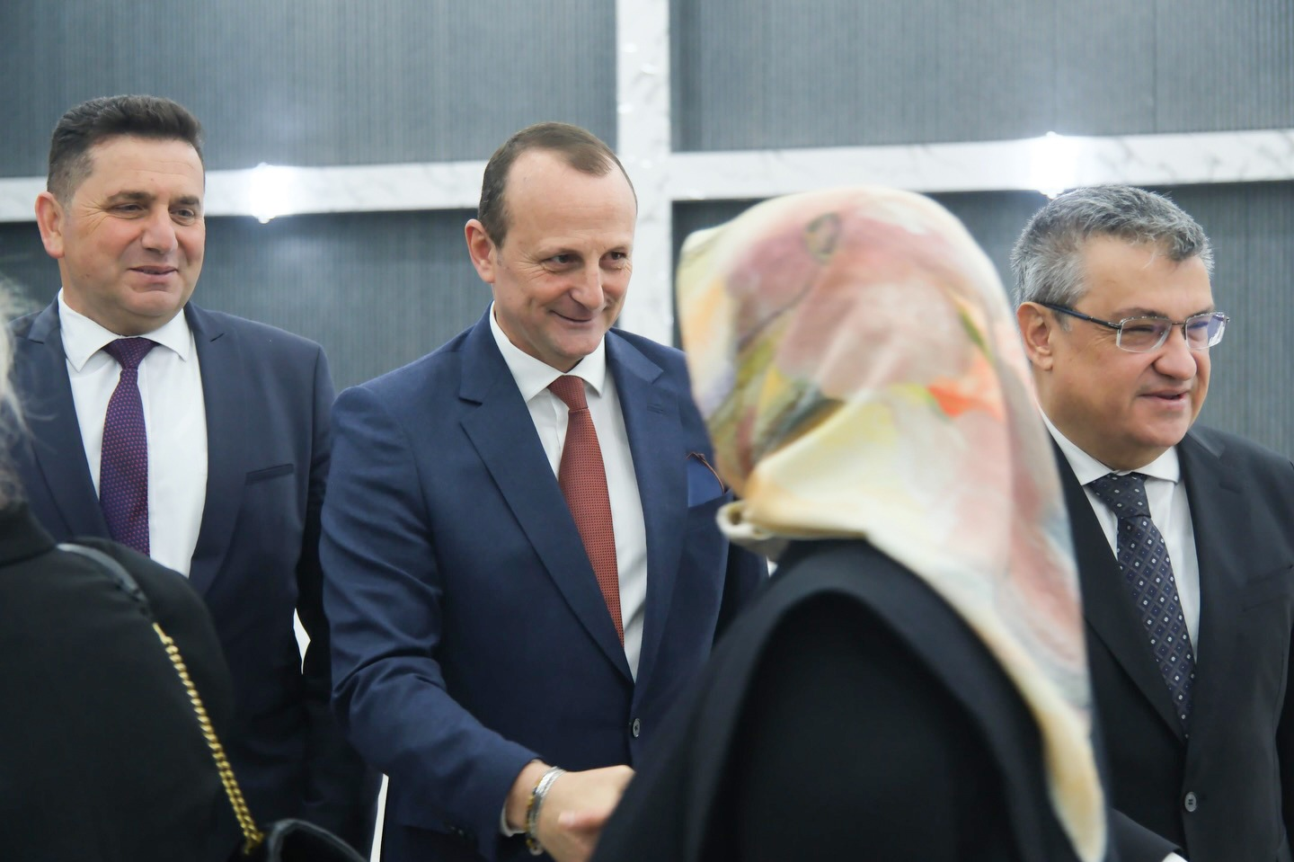 ÇİFTLİKKÖY’DE BAYRAMLAŞMA TÖRENİ YAPILDI