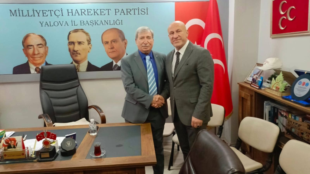 Türkiye Kamu-Sen Yalova’dan MHP İl Teşkilatına Bayram Ziyareti