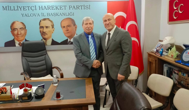 Türkiye Kamu-Sen Yalova’dan MHP İl Teşkilatına Bayram Ziyareti